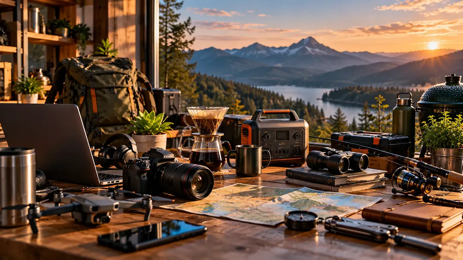 Buying guide gear across electronics, outdoor, workshop, home and travel categories