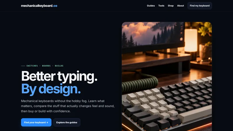 Preview of mechanicalkeyboard.co